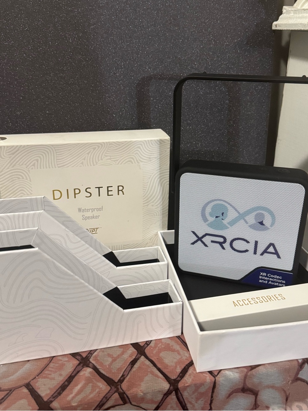 XRCIA Portable Waterproof Speaker - White & Black